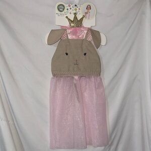 Little Me Pink Play Apron Set Up to 4T Easter NWT